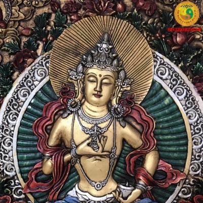 Tranh Thangka Kiểu cổ 3D Kim Cang Tát Đỏa